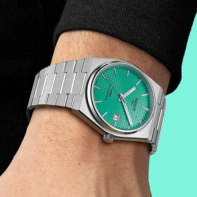 Tissot PRX Powermatic 80 Light Green Men's Watch- T137.407.11.091.01